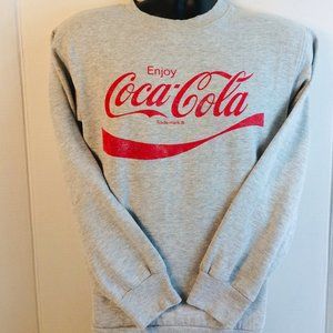 Vintage COCA COLA Sweatshirt Crew Neck Long Sleeve